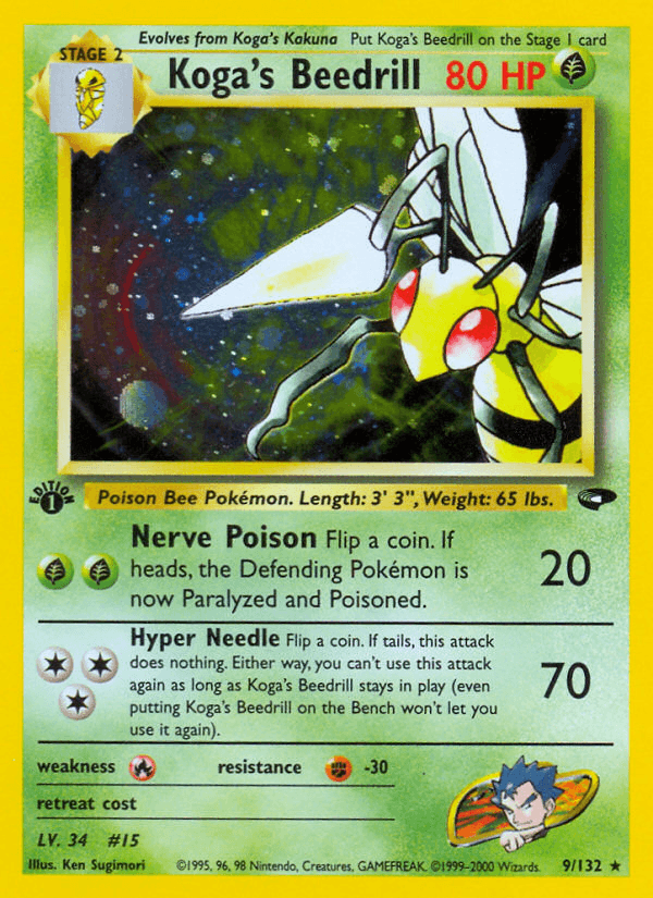 Koga's Beedrill — Gym Challenge 9/132