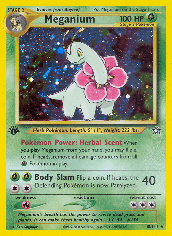 Meganium — Neo Genesis 10/111
