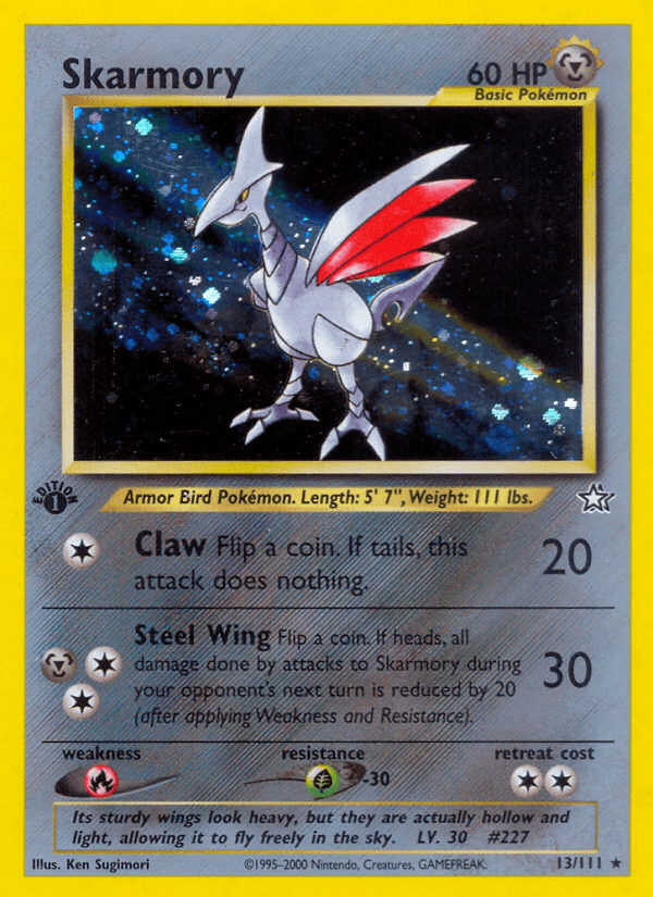 Skarmory artwork — Neo Genesis 13/111