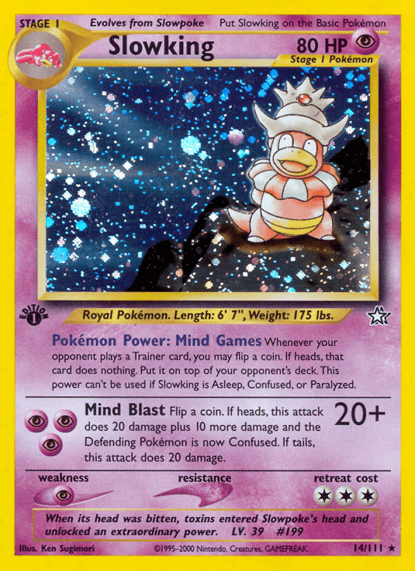 Slowking artwork — Neo Genesis 14/111