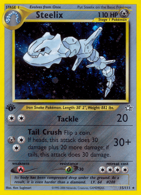 Steelix artwork — Neo Genesis 15/111