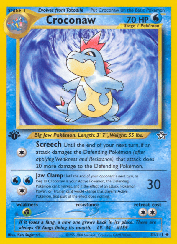 Croconaw — Neo Genesis 31/111