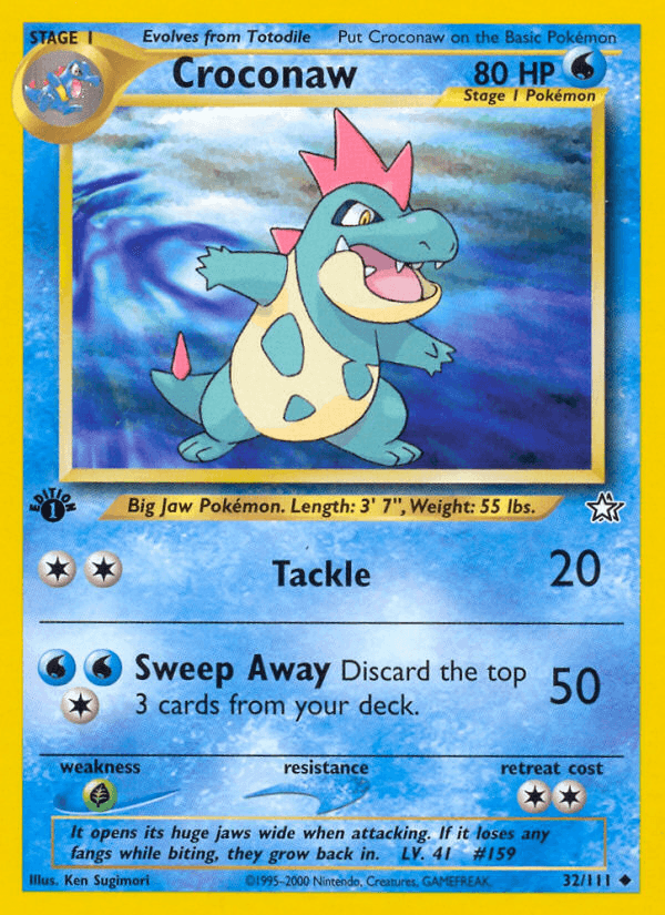 Croconaw — Neo Genesis 32/111