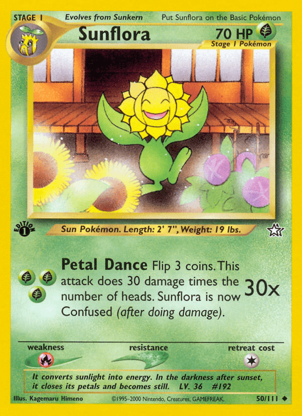 Sunflora artwork — Neo Genesis 50/111