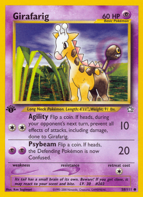 Girafarig — Neo Genesis 58/111