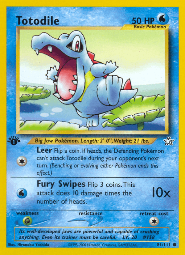 Totodile — Neo Genesis 81/111