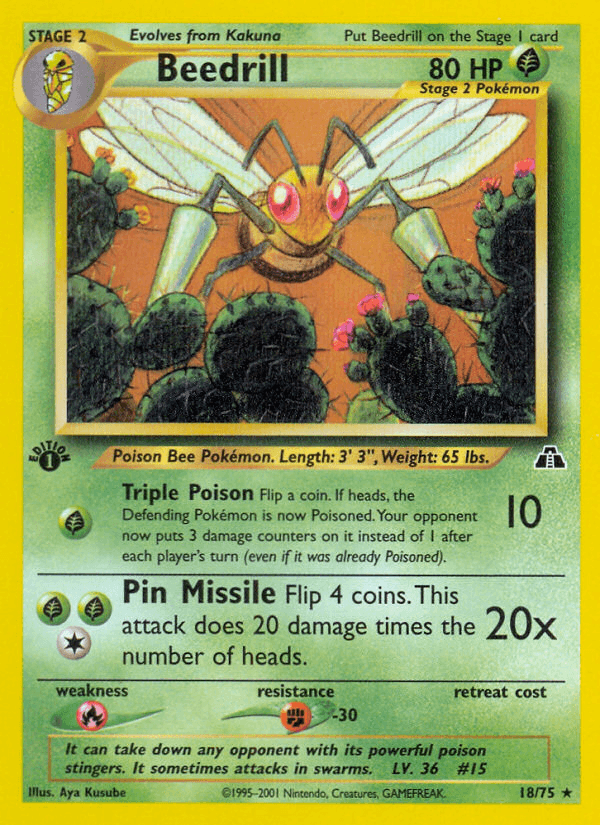 Beedrill — Neo Discovery 18/75
