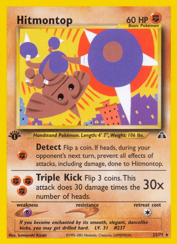 Hitmontop — Neo Discovery 22/75
