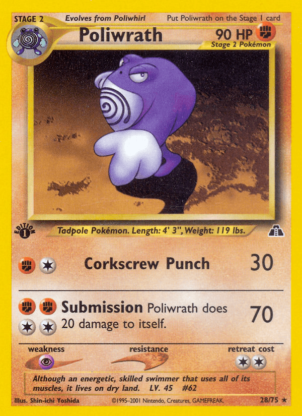 Poliwrath — Neo Discovery 28/75