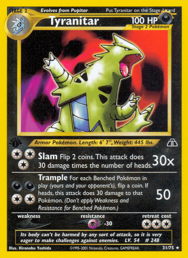 Tyranitar — Neo Discovery 31/75