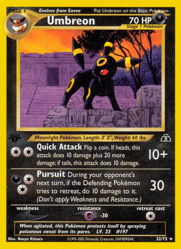 Umbreon artwork — Neo Discovery 32/75