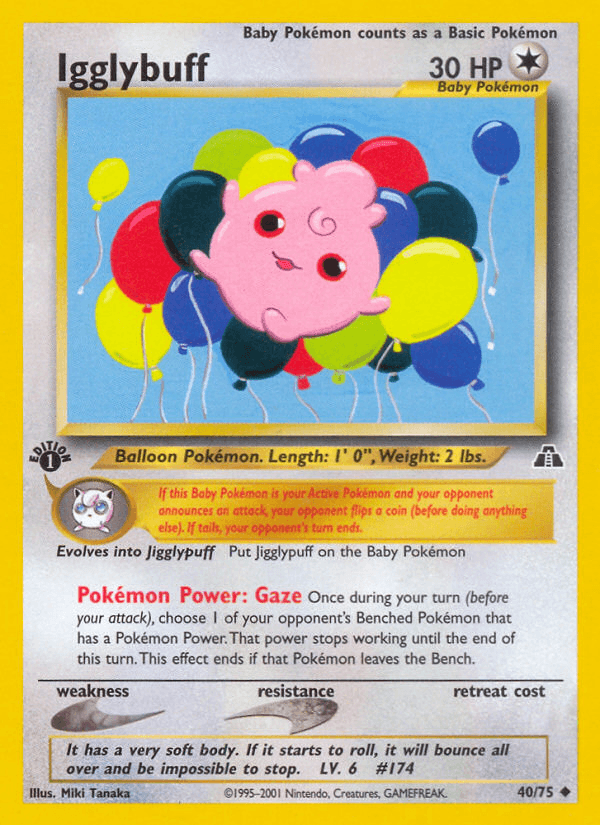Igglybuff artwork — Neo Discovery 40/75