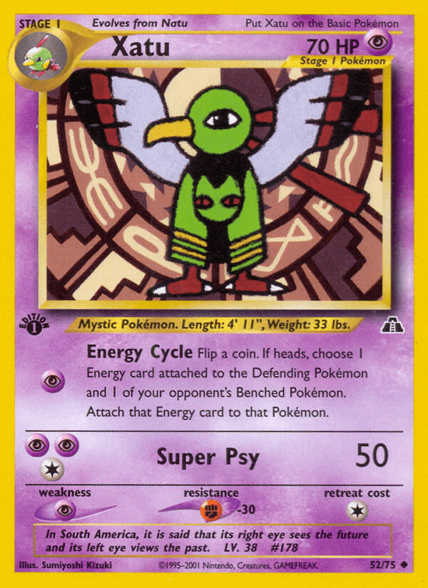 Xatu artwork — Neo Discovery 52/75