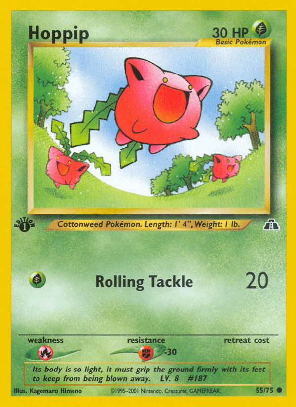 Hoppip artwork — Neo Discovery 55/75