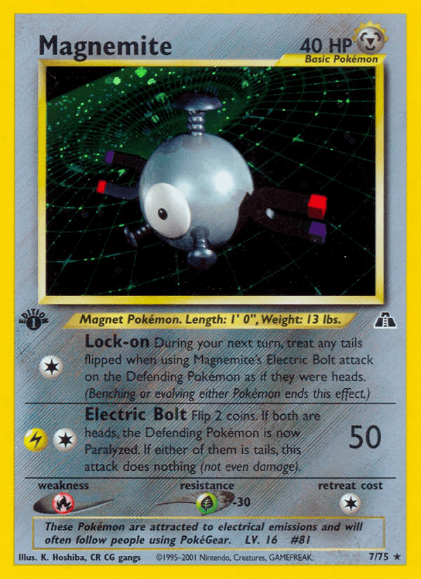 Magnemite — Neo Discovery 7/75