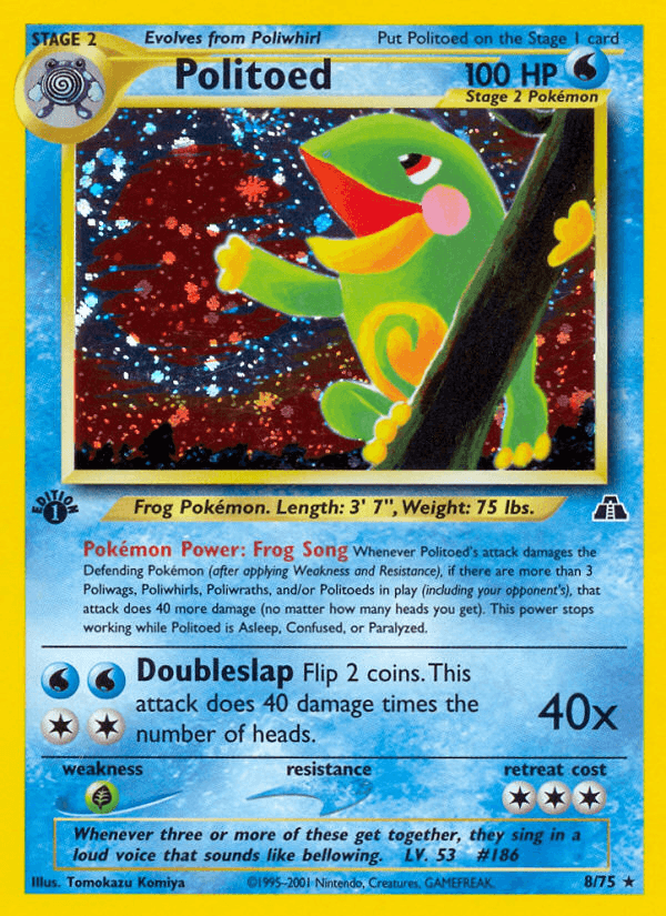 Politoed — Neo Discovery 8/75