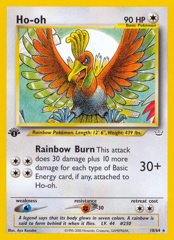 Ho-oh artwork — Neo Revelation 18/66