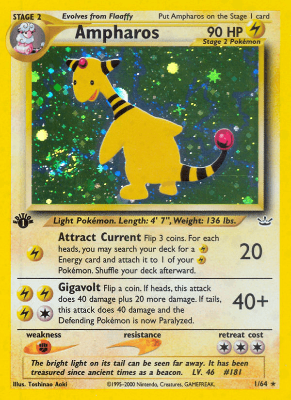 Ampharos — Neo Revelation 1/66