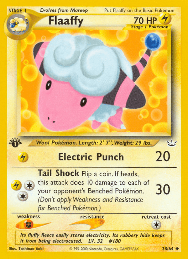 Flaaffy artwork — Neo Revelation 28/66