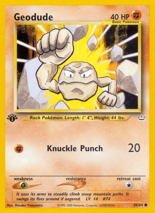 Geodude — Neo Revelation 44/66