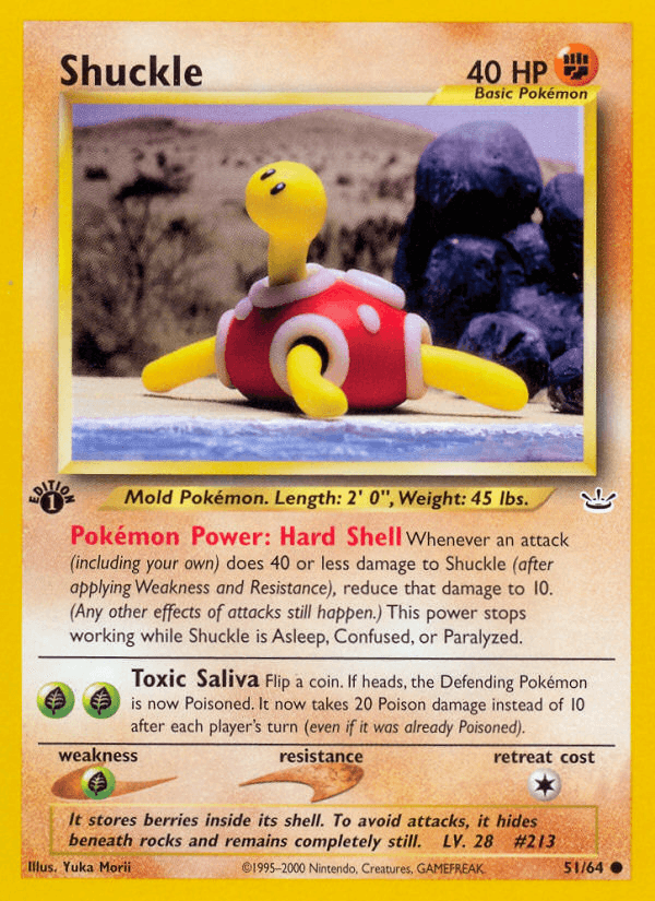 Shuckle artwork — Neo Revelation 51/66