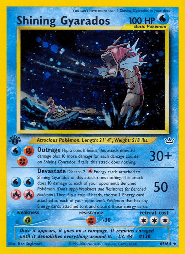 Shining Gyarados — Neo Revelation 65/66