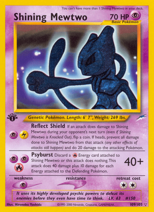 Shining Mewtwo — Neo Destiny 109/113