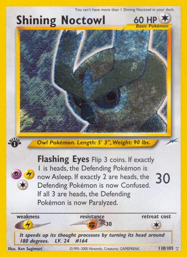 Shining Noctowl artwork — Neo Destiny 110/113