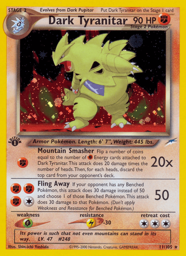 Dark Tyranitar — Neo Destiny 11/113