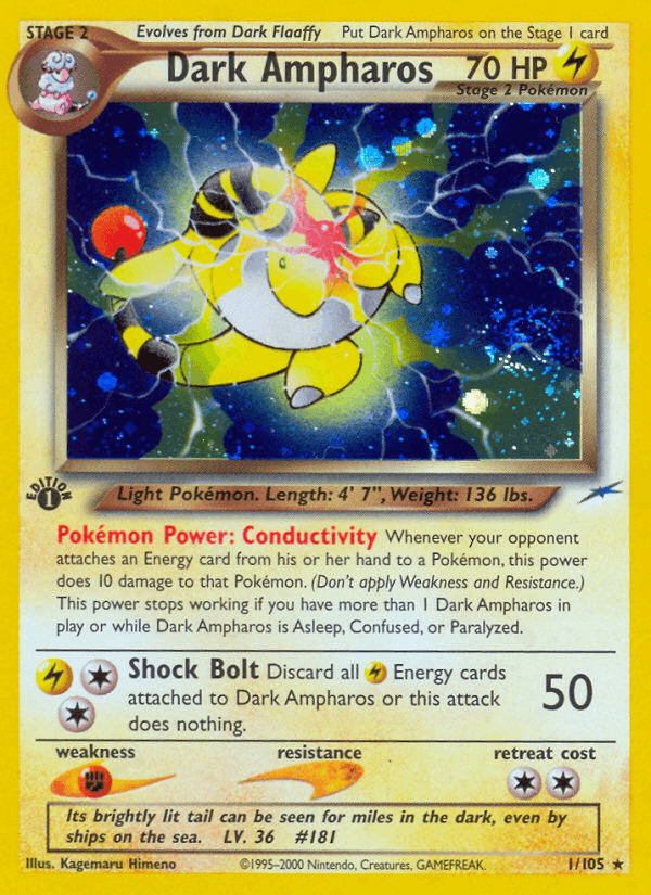 Dark Ampharos — Neo Destiny 1/113