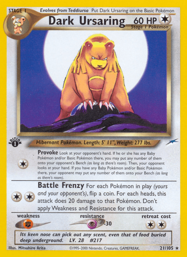 Dark Ursaring — Neo Destiny 21/113