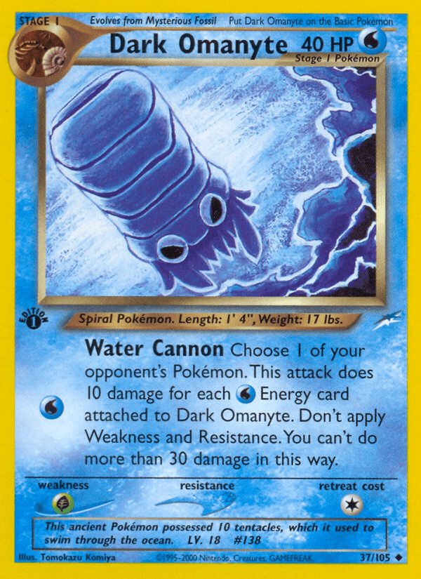 Dark Omanyte — Neo Destiny 37/113