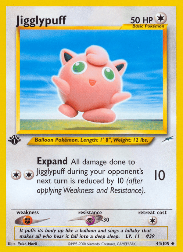 Jigglypuff artwork — Neo Destiny 44/113