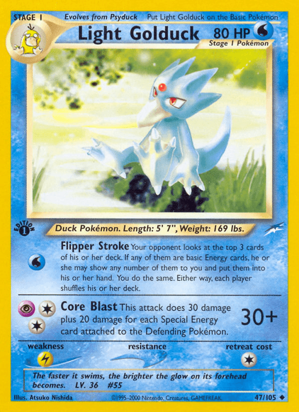 Light Golduck — Neo Destiny 47/113