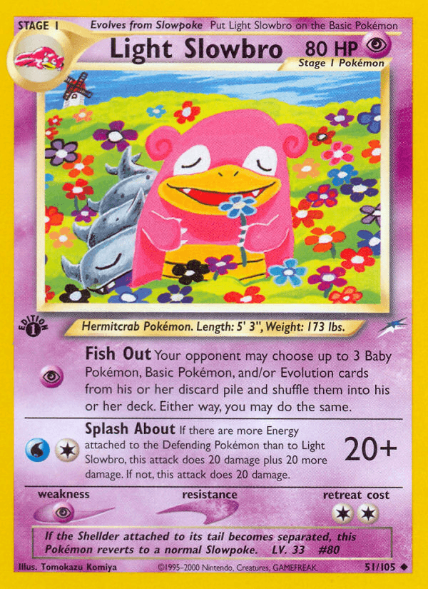 Light Slowbro artwork — Neo Destiny 51/113