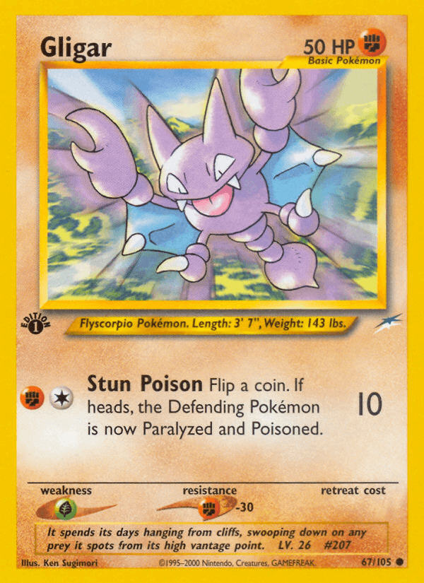 Gligar artwork — Neo Destiny 67/113