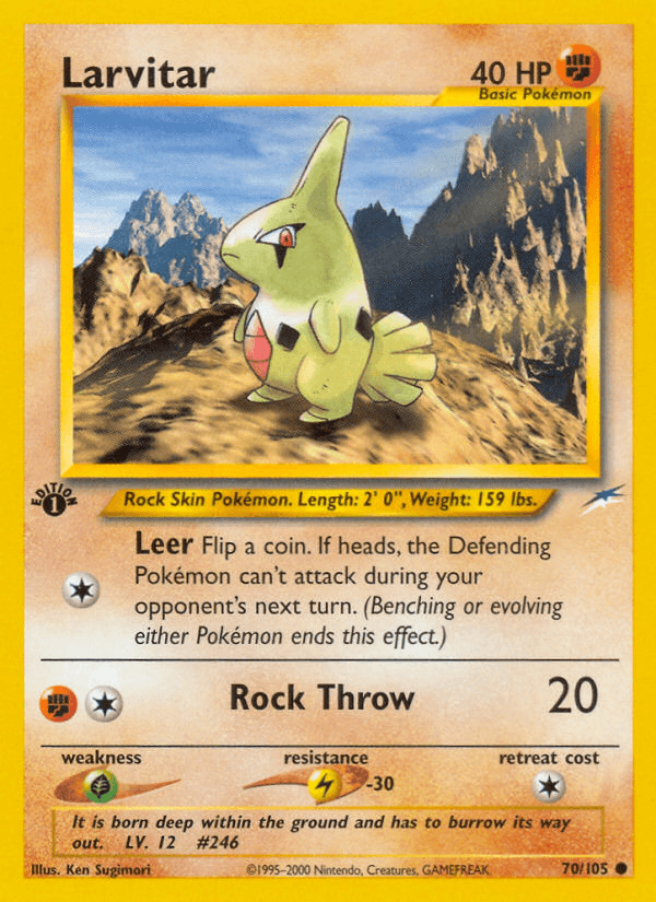 Larvitar — Neo Destiny 70/113