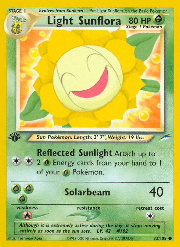 Light Sunflora artwork — Neo Destiny 72/113