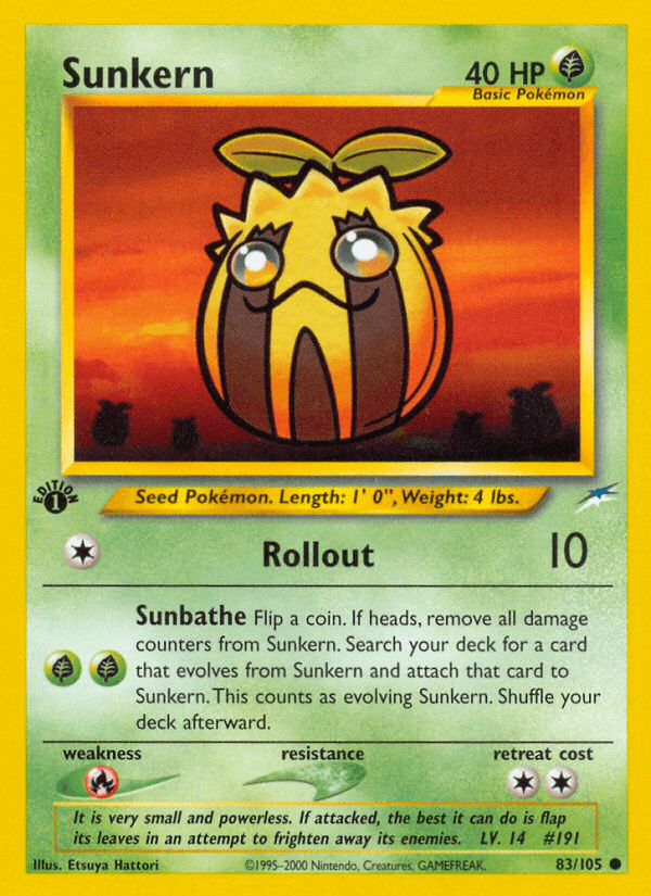 Sunkern — Neo Destiny 83/113