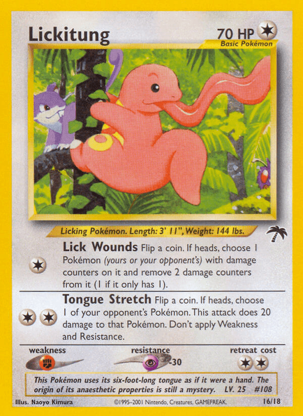 Lickitung artwork — Southern Islands 16/18