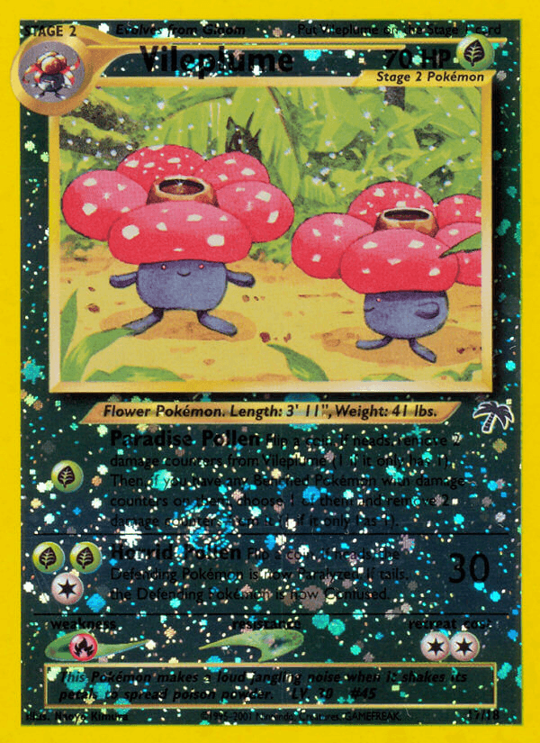 Vileplume artwork — Southern Islands 17/18