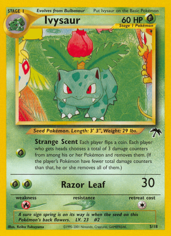 Ivysaur artwork — Southern Islands 5/18