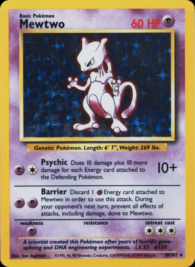 Mewtwo — Base 10/102