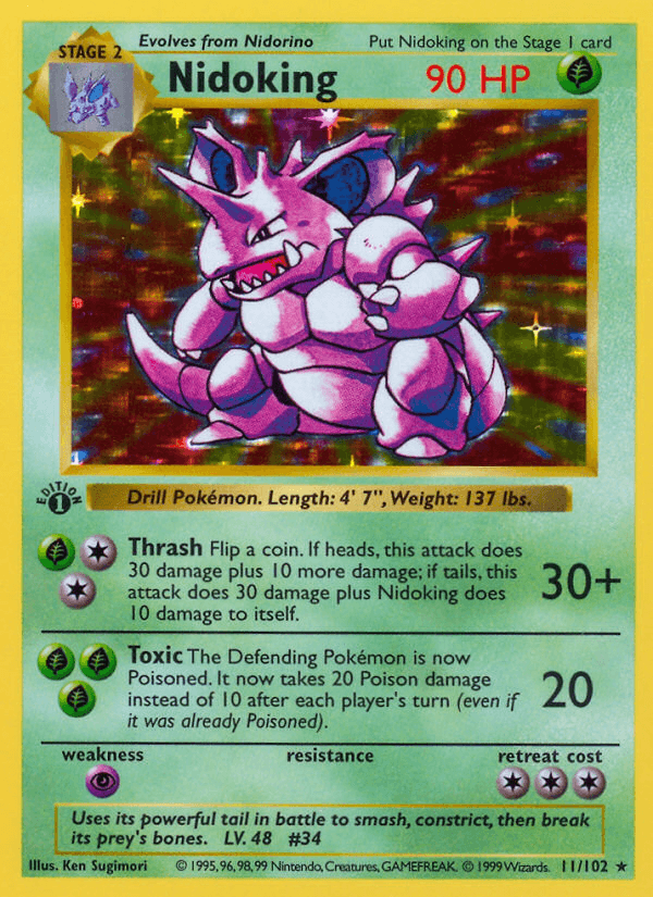 Nidoking — Base 11/102