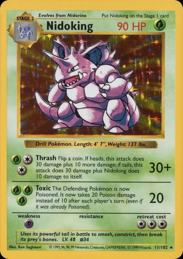 Nidoking — Base 11/102