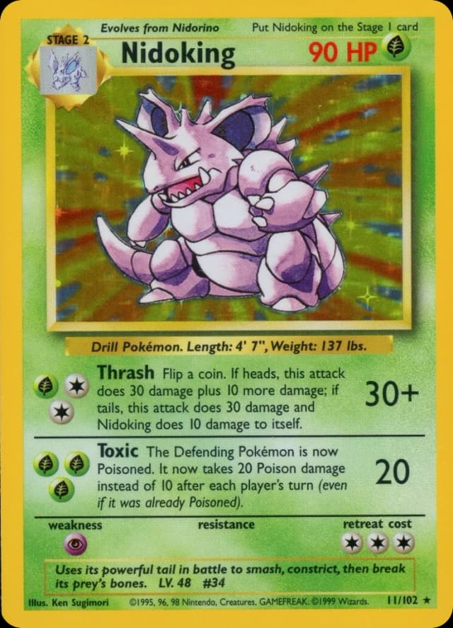 Nidoking — Base 11/102