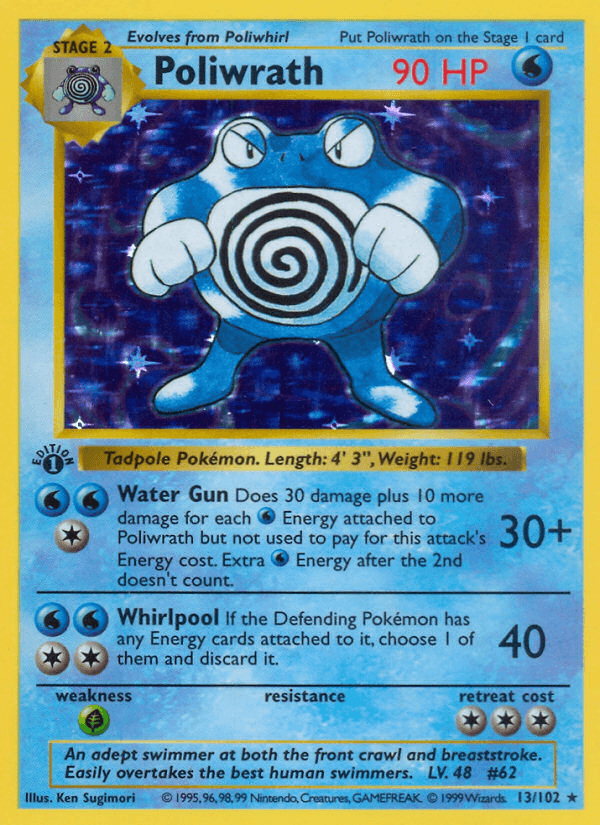 Poliwrath — Base 13/102