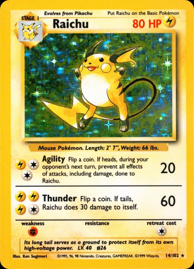 Raichu — Base 14/102