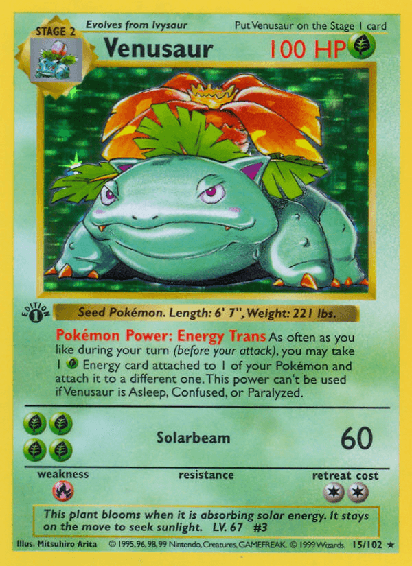Venusaur — Base 15/102