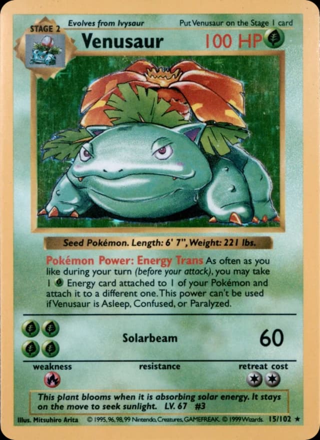 Venusaur — Base 15/102
